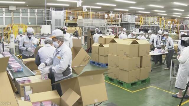 マスク生産の現場は… 24時間稼働の工場を公開 香川 観音寺