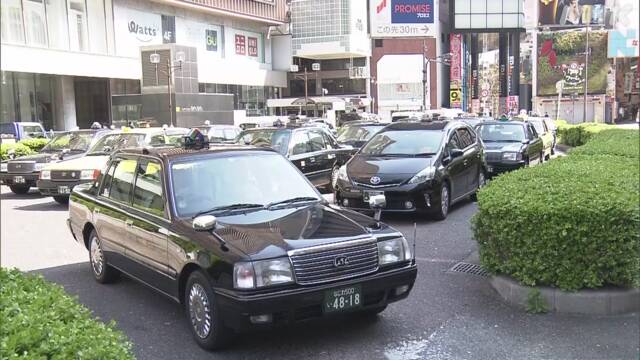 緊急事態宣言 大阪の街はひっそり タクシーは…