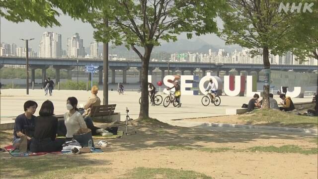 感染拡大落ち着いてきた韓国 連休入りで警戒強める 新型コロナ