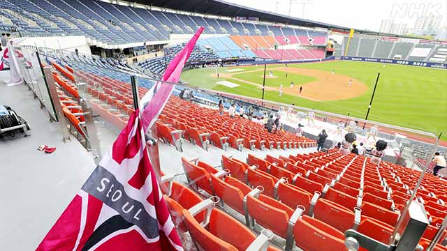 韓国プロ野球 無観客で開幕 新型コロナ感染拡大に歯止め