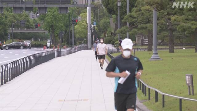 マスクつけてジョギング 注意点を専門家が指摘 新型コロナ