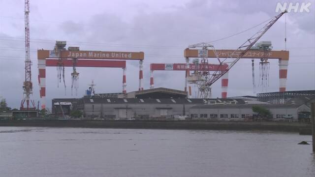熊本県 クラスター発生の造船会社関係者ら 新たに5人感染確認