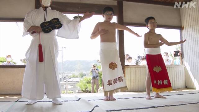 健やかな成長願う伝統の「子供神相撲」 高松