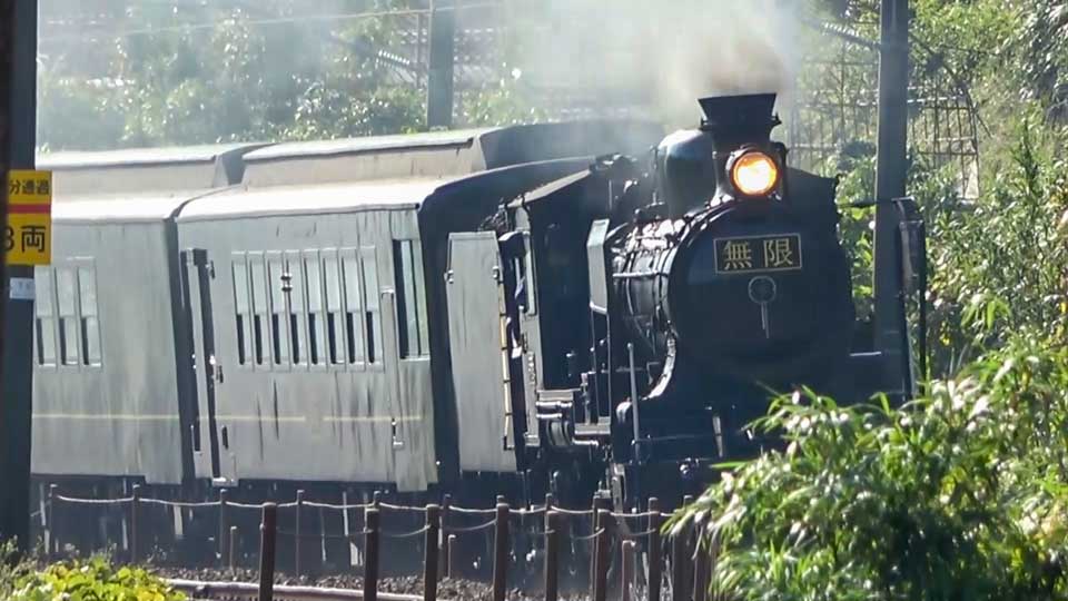 A locomotive in Kyushu