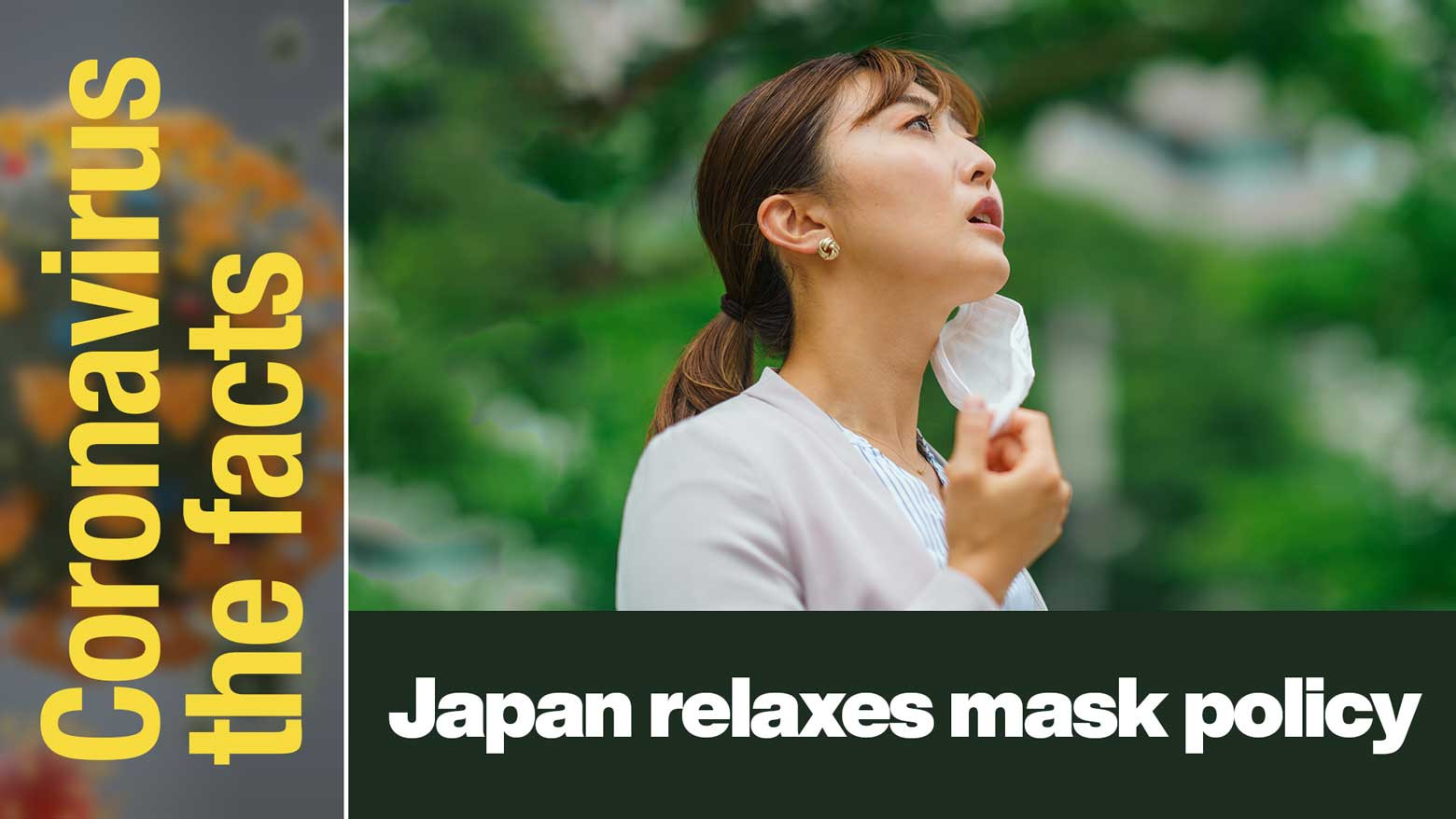 New guidelines for face masks in Japan