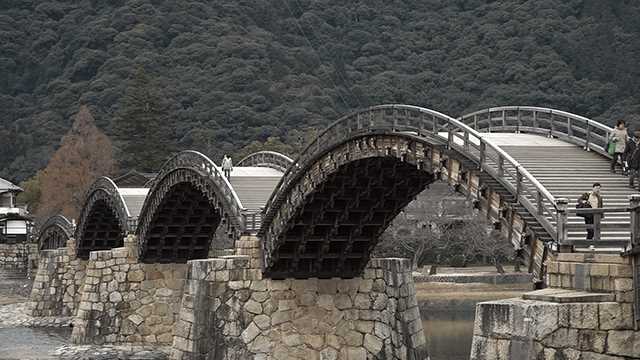 Iwakuni city's Kintai Bridge
