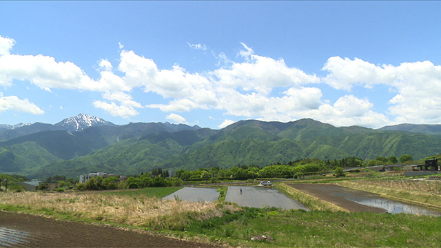 The town of Kobuchisawa in Yamanashi Prefecture is a popular destination for escaping the summer heat.