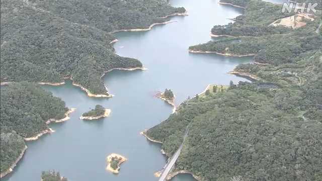 沖縄本島のダム貯水率４９．６％ 県は節水呼びかけ