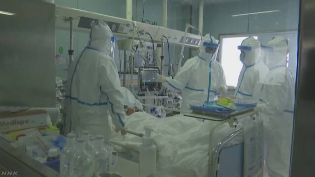 新型コロナウイルス 中国の感染者数７万7658人 死者2663人