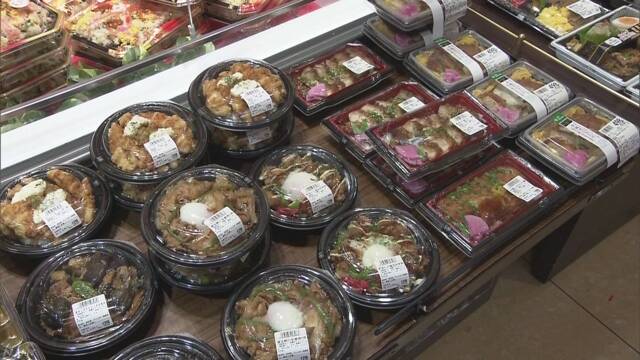 スーパーでは総菜や弁当を強化 外出控え自宅で食事増える
