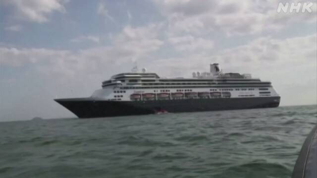 乗客が感染の米クルーズ船 フロリダ州が入港認める