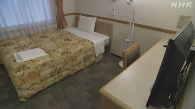 東京 軽症や症状のない感染者 2日間で20人がホテルに