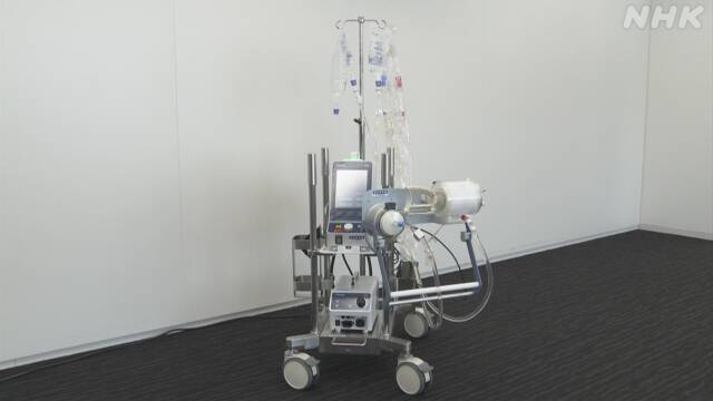 重篤患者に人工心肺装置で治療 うち半数が回復も課題 北海道
