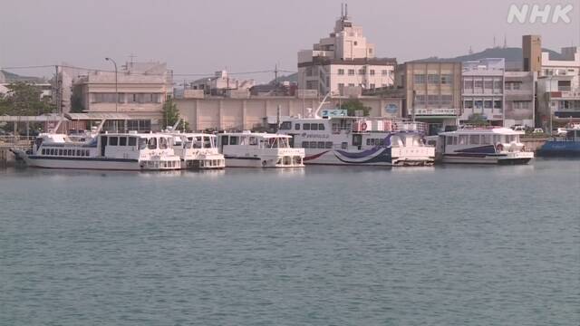 初の感染確認 沖縄 石垣島 港の離島ターミナルで水際対策