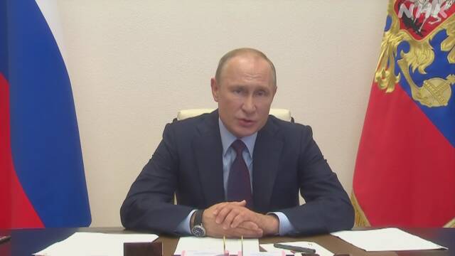 新型コロナ感染拡大でプーチン大統領の支持率低下