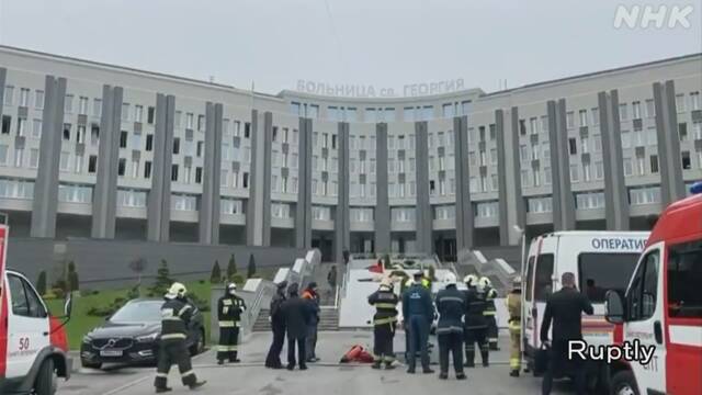 ロシア 新型コロナ治療の病院で火災 患者５人が死亡