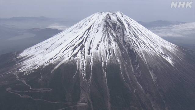 富士山 ことしは山梨県側から登れず 新型コロナウイルスの影響