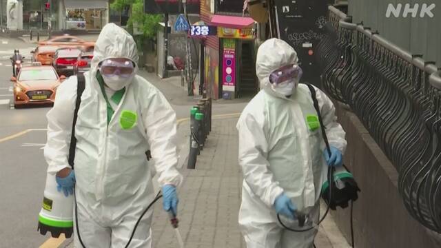 韓国 新たな感染者が79人に倍増 首都圏中心に感染者増加