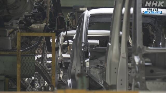 日本の8社の車の生産台数 先月は6割減 米での生産はゼロ