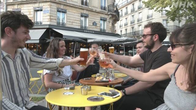 フランス 飲食店が80日ぶりに営業再開 新型コロナ