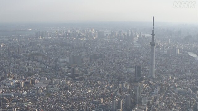 東京の人口 初めて1400万人超える コロナ禍でも一極集中続く