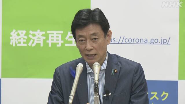 「東京は警戒すべき水準」感染防止策の徹底を 西村経済再生相