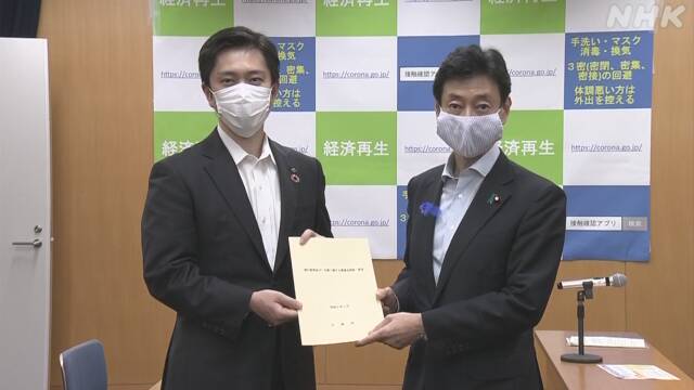 大阪 吉村知事 新型コロナ感染防止策徹底の法整備など要望