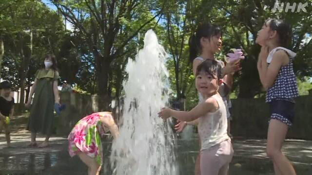 感染予防しながら子どもたちが水遊び 福岡 久留米 新型コロナウイルス Nhkニュース