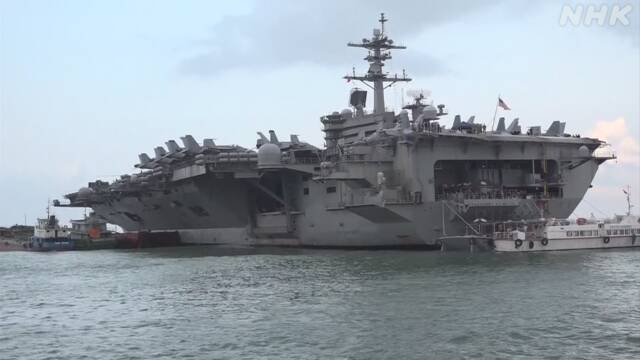 米空母コロナ集団感染 乗組員を沖縄と神奈川で隔離案 一時検討