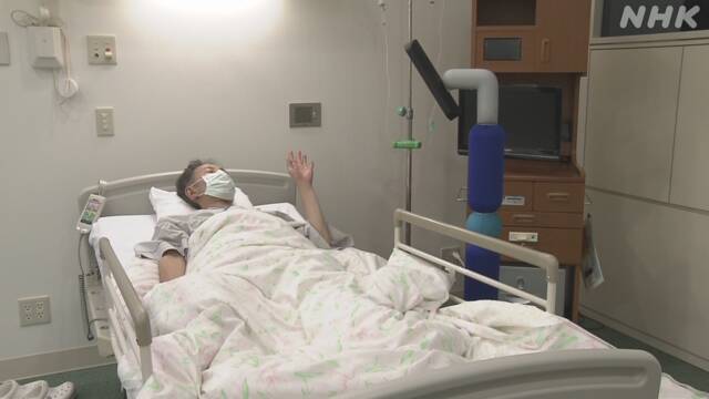 病室を巡回するロボット導入 新型コロナの院内感染防止で 福井