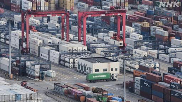 中国輸出額 9月は9.9％増 4か月連続プラスも先行き慎重な見方