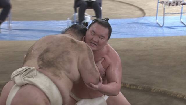 大相撲 ほかの部屋の力士との稽古再開 コロナ影響で7か月ぶり