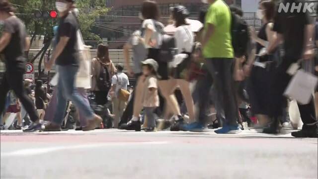 “宣言”後 最初の週末 17日の東京の人出 3回目より2桁の増加 | 新型コロナウイルス | NHKニュース