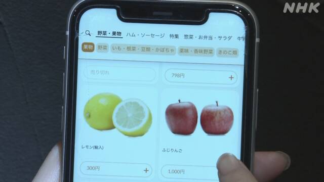 “注文から10分以内で配達” 宅配専門のネットスーパー参入 - NHK NEWS WEB