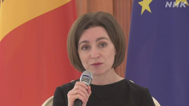 モルドバ「避難民受け入れで経済影響深刻」大統領が支援求める | NHK
