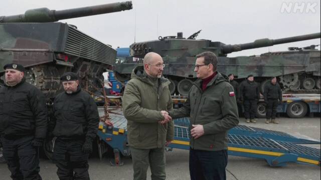 ドイツ製の戦車「レオパルト2」 初めてウクライナに引き渡し - nhk.or.jp