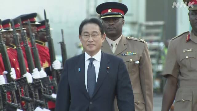 岸田首相 ケニアに到着 3日にルト大統領と首脳会談へ - nhk.or.jp