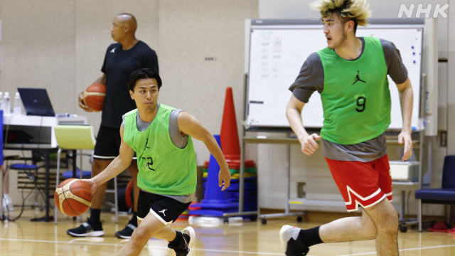 バスケ男子W杯に向けた日本代表の練習を公開 | NHK | バスケットボール