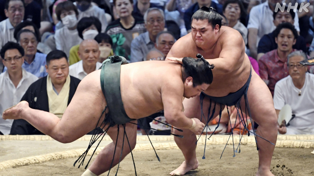 大相撲名古屋場所 12日目 錦木と北勝富士 平幕2人がトップに | NHK