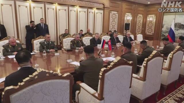ロシア国防相 北朝鮮国防相と会談 軍事協力関係発展の考え強調 | NHK