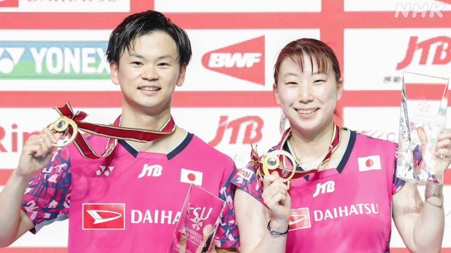 Badminton Japan Open Watanabe Higashino pair win the tournament for the first time | NHK
