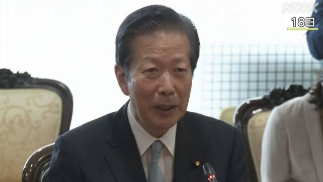 公明 山口代表 引き続き国土交通大臣のポストを求める考え | NHK