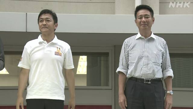 National Democratic Party representative election Leading representative Tamaki among lawmakers Chasing Maehara representative | NHK