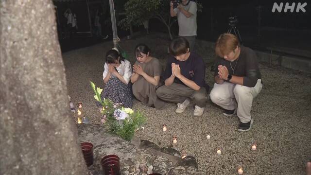 12 years after the heavy rains on the Kii Peninsula Bereaved families mourn the victims Wakayama Nachikatsuura Town | NHK