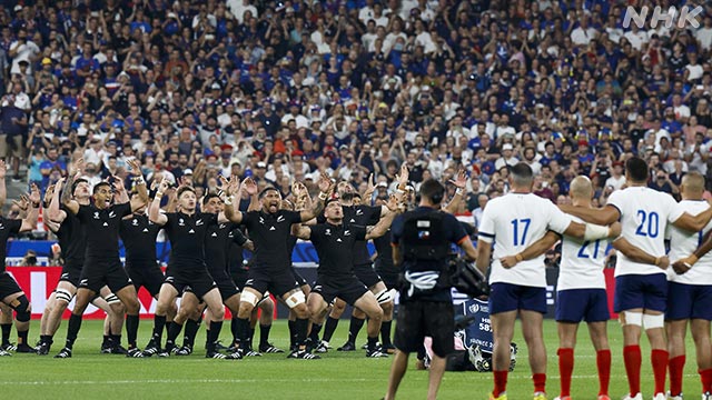 ラグビーW杯 開幕戦 フランスがニュージーランドに勝利 開催国が力 