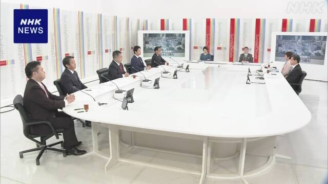 Ruling and opposition party leaders discuss economic measures such as income tax cuts and benefits | NHK