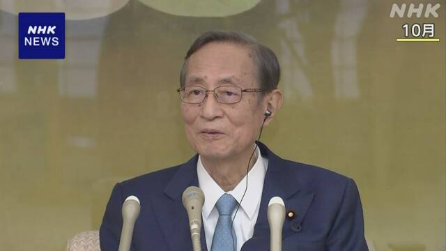 細田博之 前衆議院議長が死去 79歳