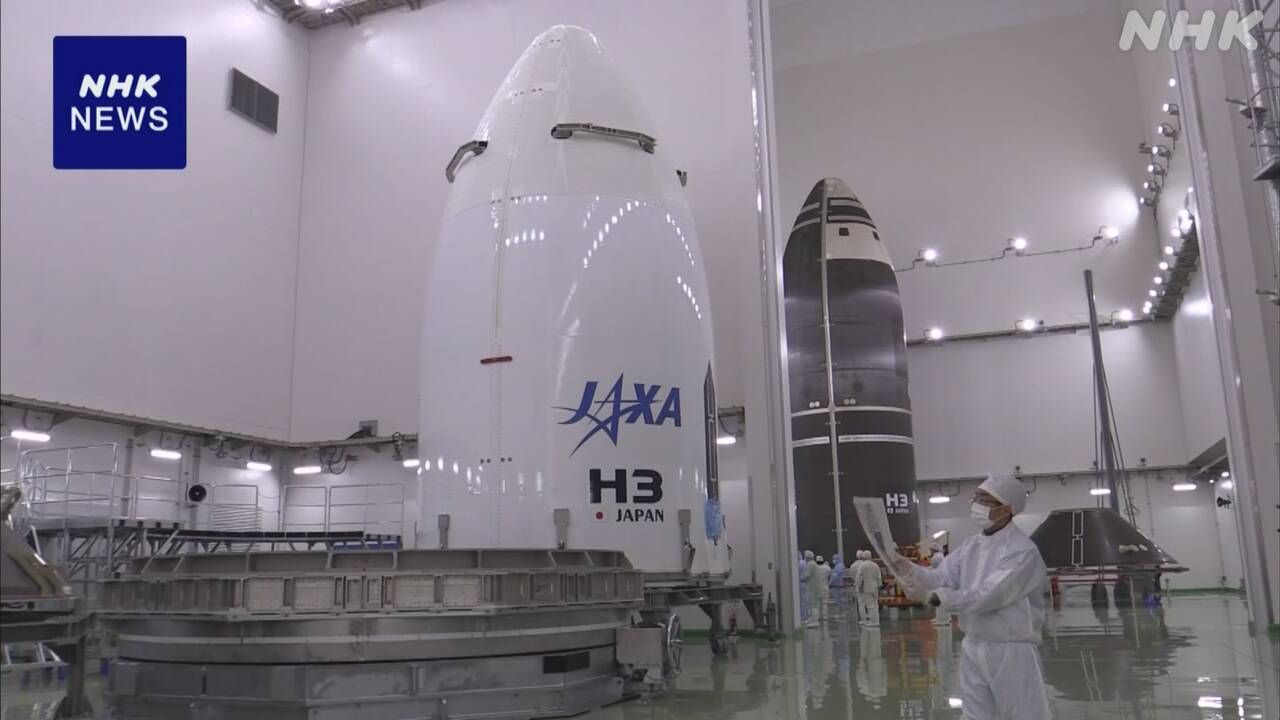「H3」ロケット2号機 来月の打ち上げ前に搭載衛星など公開 | NHK