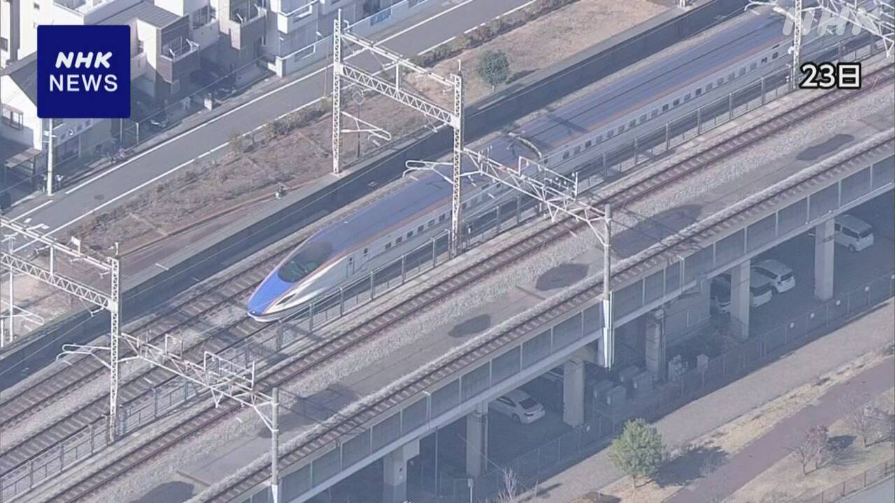 新幹線架線トラブル 部品破断し垂れ下がった架線に列車接触か - nhk.or.jp