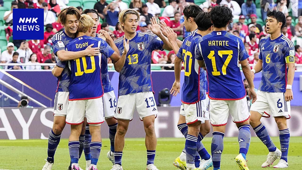 サッカー アジア杯 日本がインドネシアに3対1で勝利 決勝T進出 - nhk.or.jp